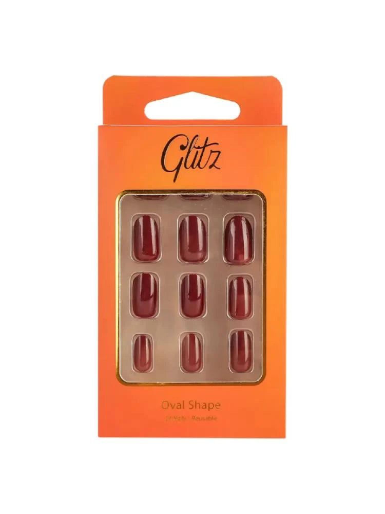 اظافر صناعية لصق ذاتي رقم 6 من جليتز - 24 حبه