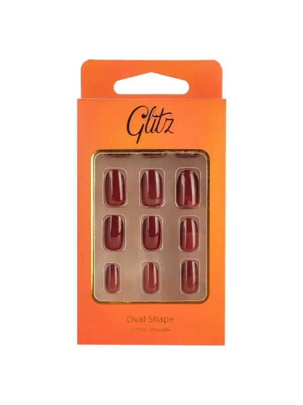 اظافر صناعية لصق ذاتي رقم 6 من جليتز - 24 حبه