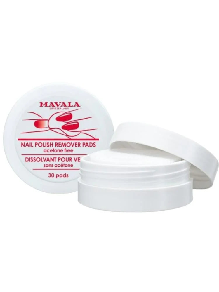 اقراص لباد لأزالة طلاء الأظافر بدون اسيتون من مافالا - 30 قرص