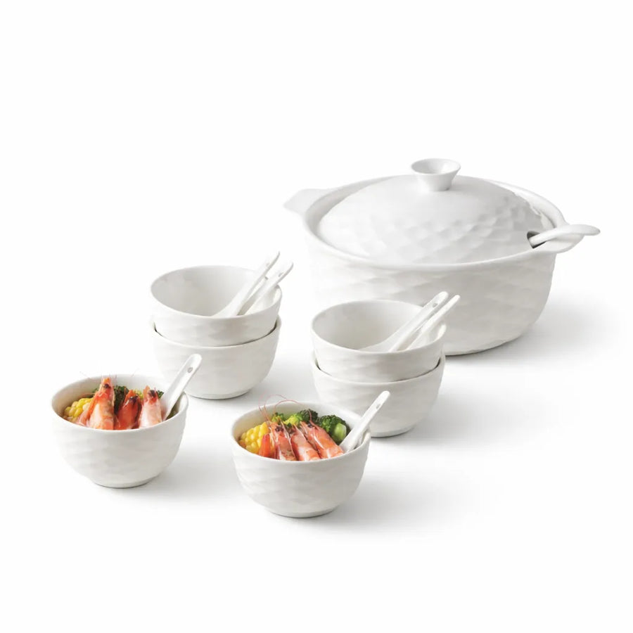 طقم شوربة سيراميك 15قطعة