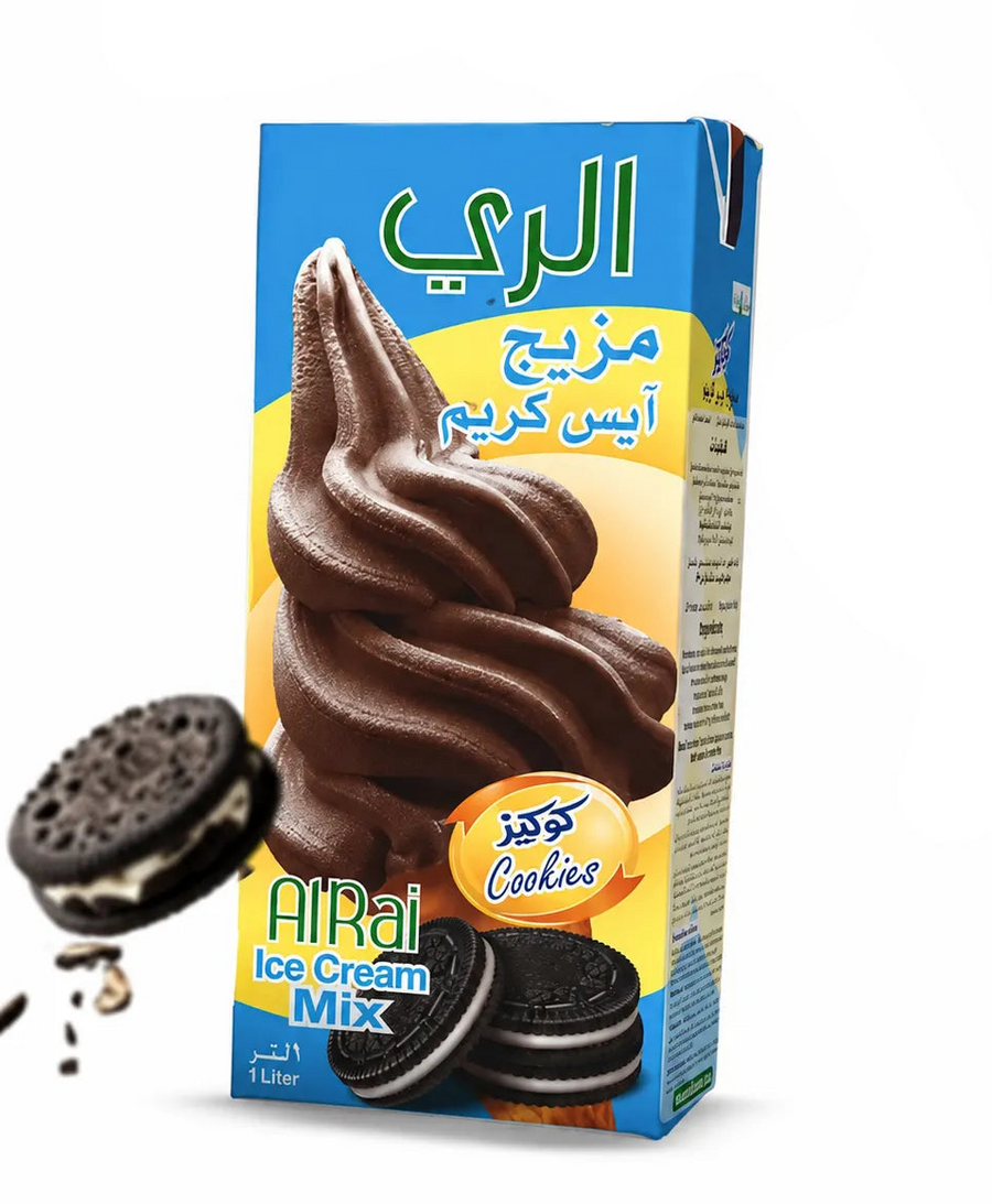 مزيج آيس كريم الري 1-لتر بنكهة الكوكيز