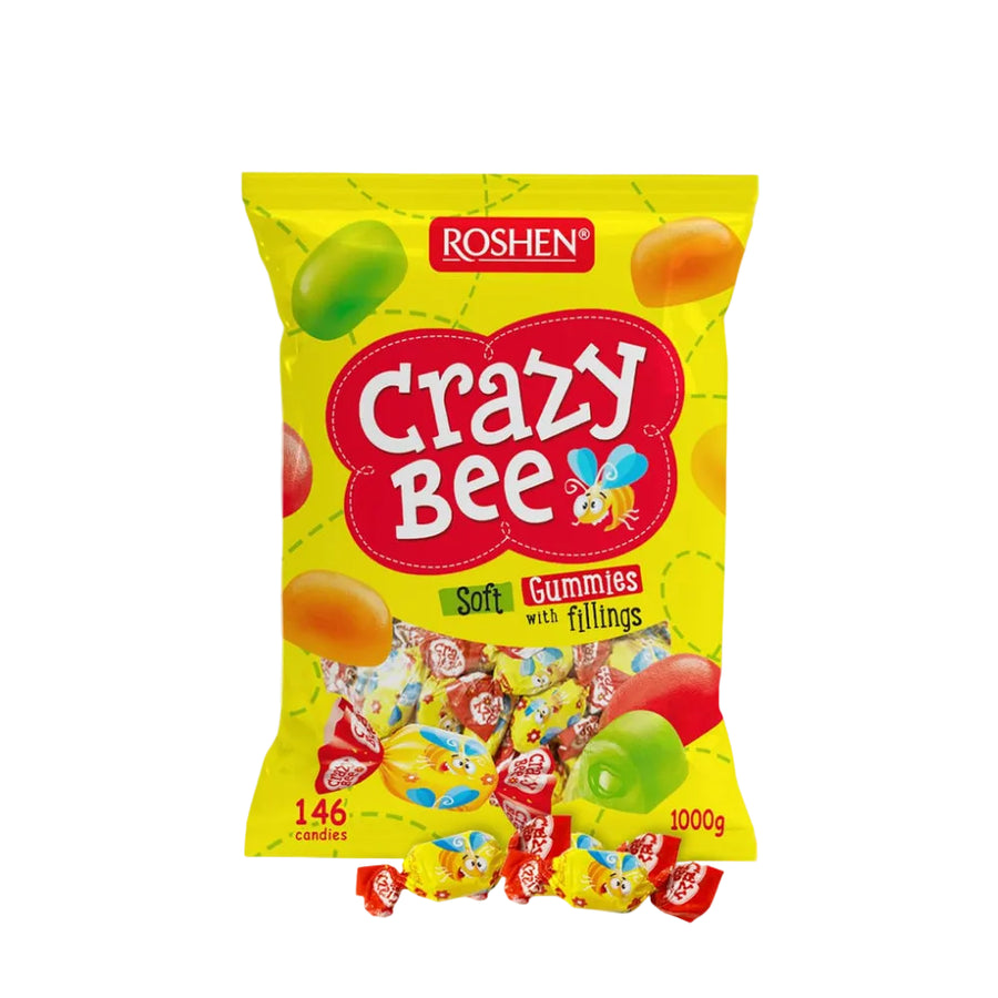 حلوى جيلي "كريزي بي" الطرية من "روشن" 1000جم