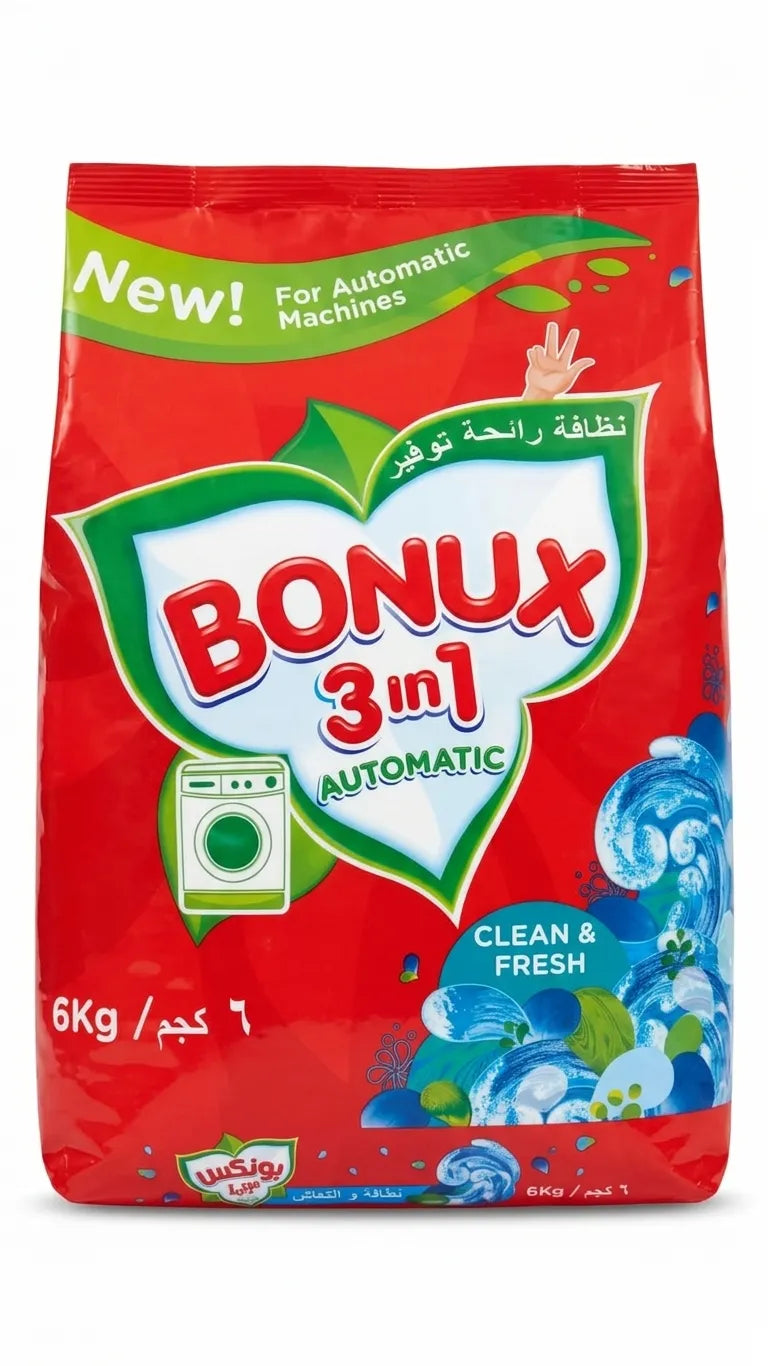 Bonux Automatic Washing Powder 6 kg
