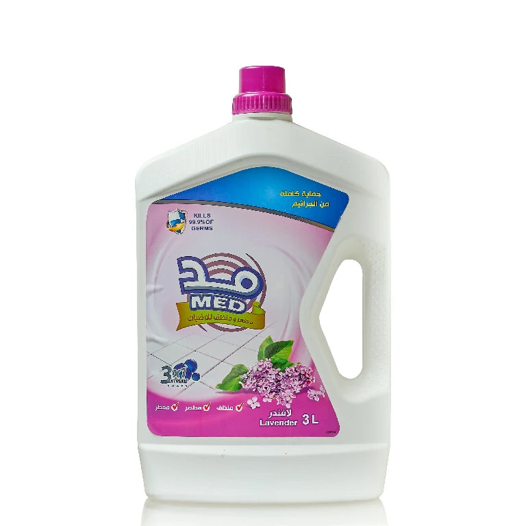مطهر و منظف متعدد الاستخدامات  مد الورد 3 لتر