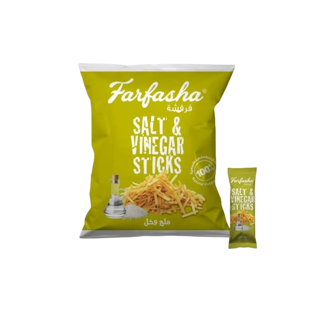 كيس فرفشة عيدان نكهة ملح وخل 24 حبه