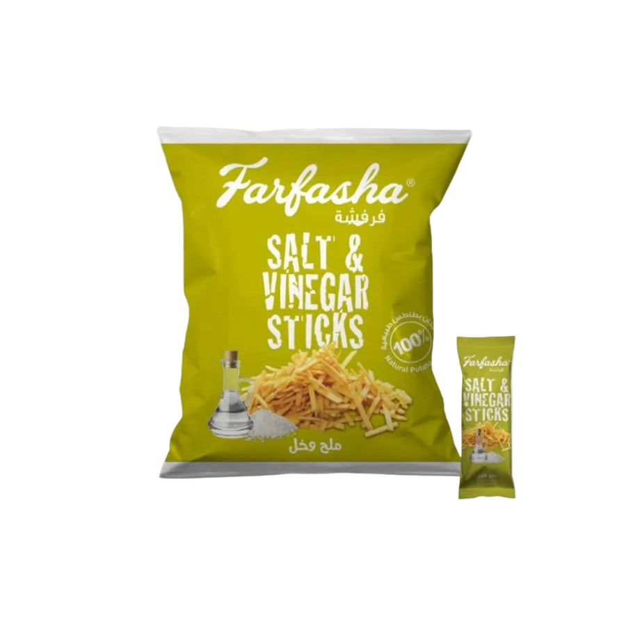 كيس فرفشة عيدان نكهة ملح وخل 24 حبه