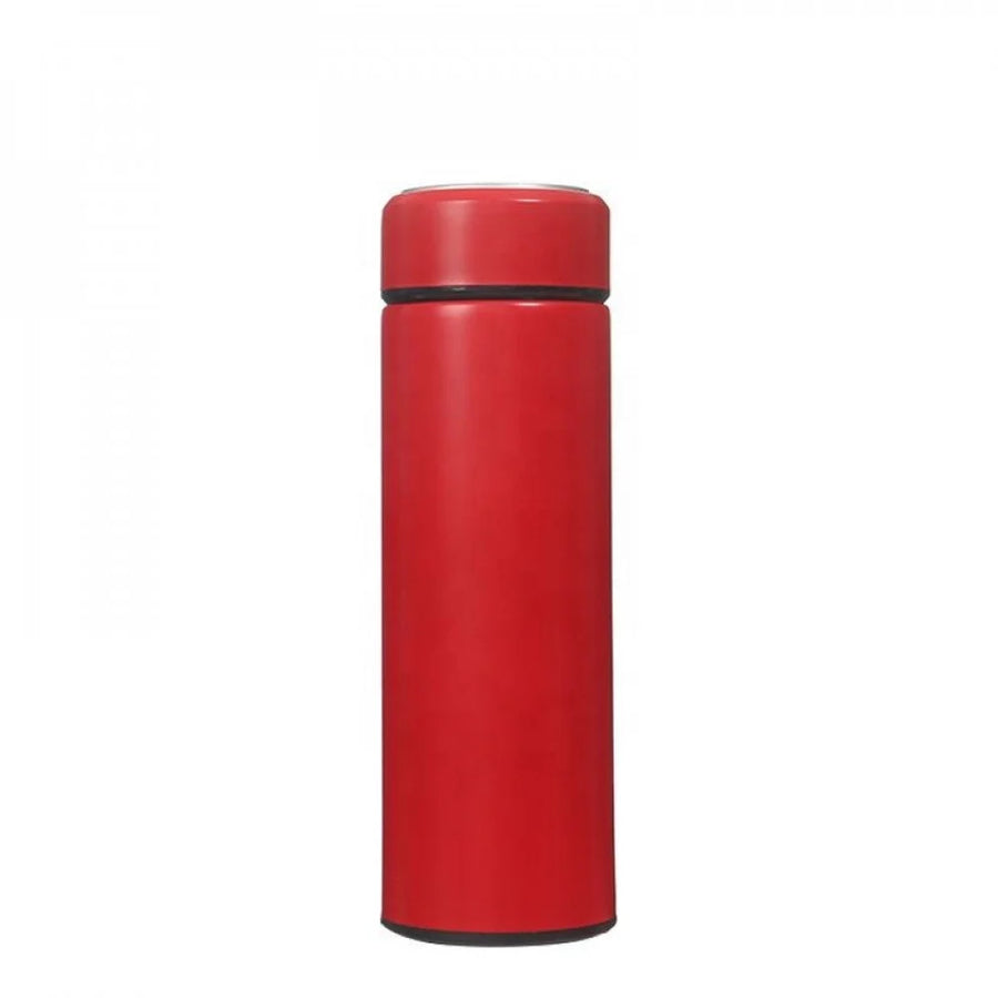 Insulated thermal mug with display - Red