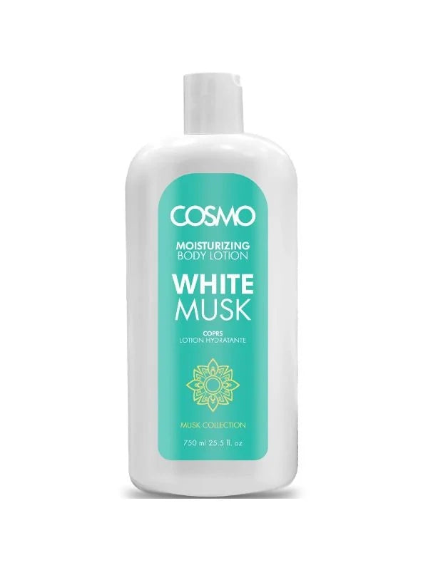 कॉस्मो व्हाइट मस्क मॉइस्चराइजिंग बॉडी लोशन, 750 मिलीलीटर