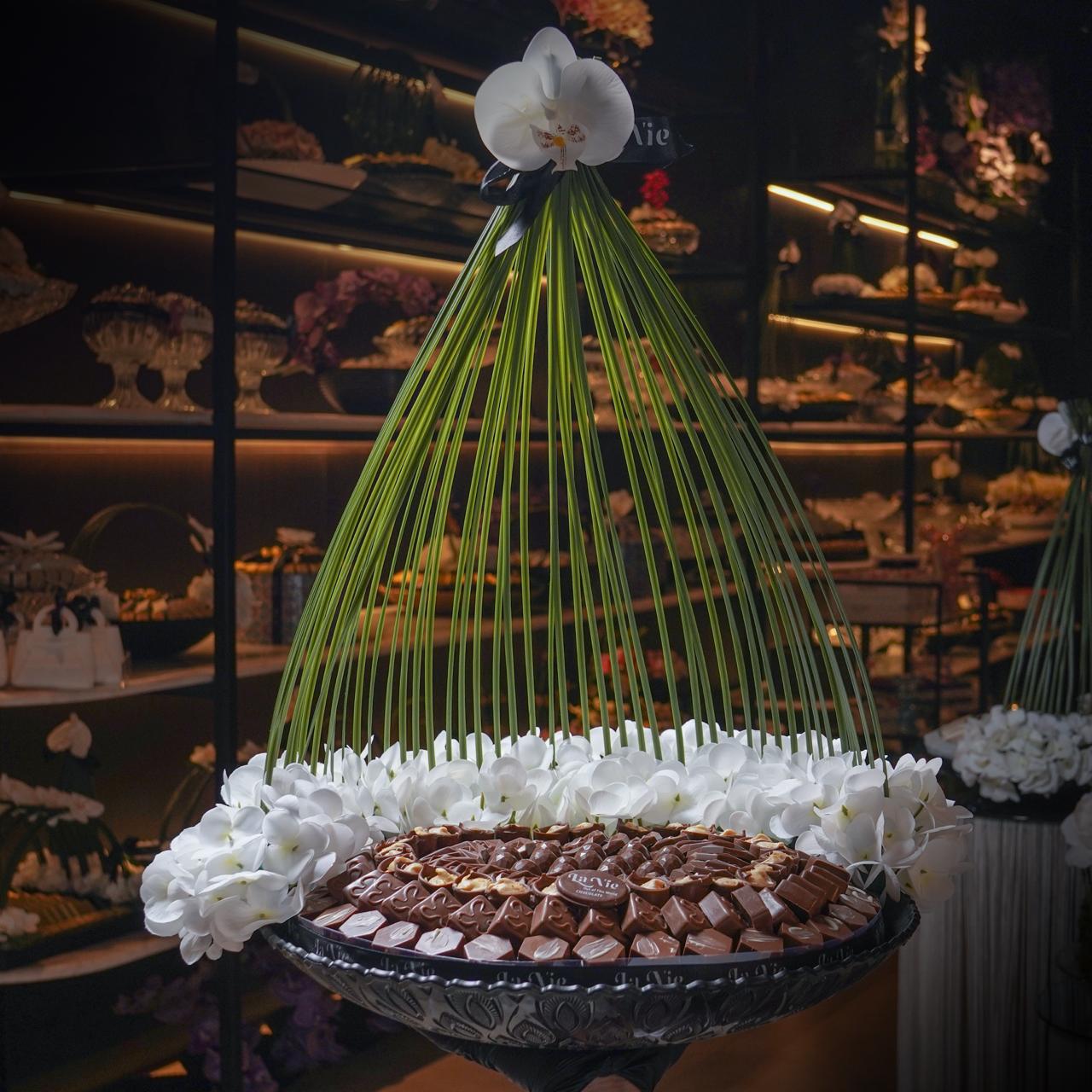 صينية شوكلاتة فاخرة بتصميم مميز