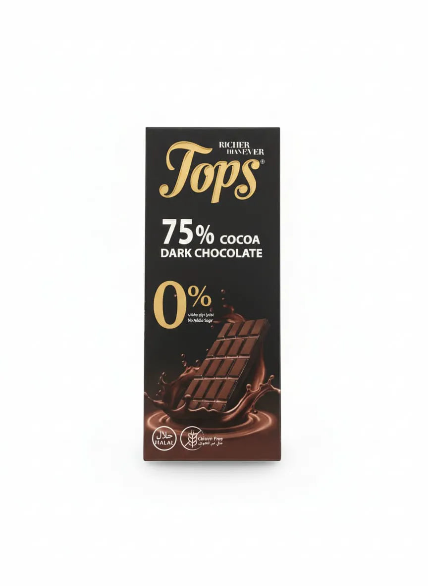 Tops Dark Chocolate Bar 140g