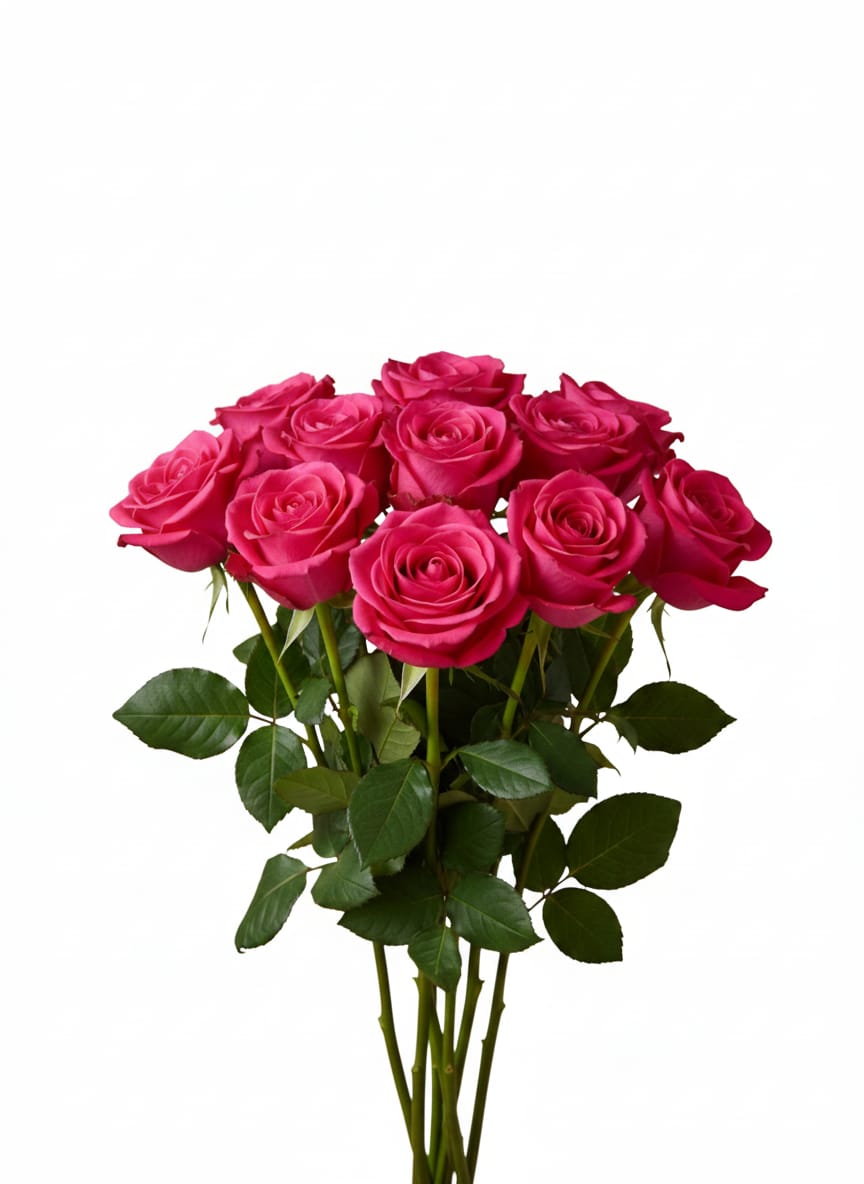 ورد جوري 10 حبة زهري