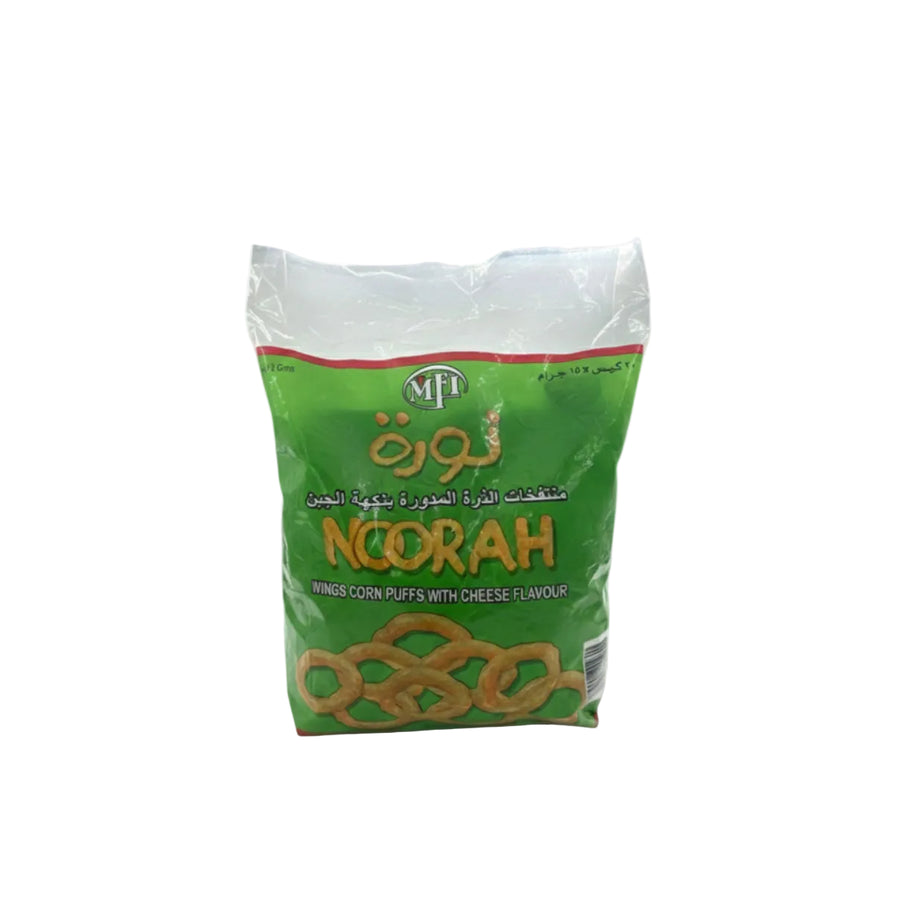 نورة شيبس مدورات بنكهة الجبن 20 حبة×15 جرام