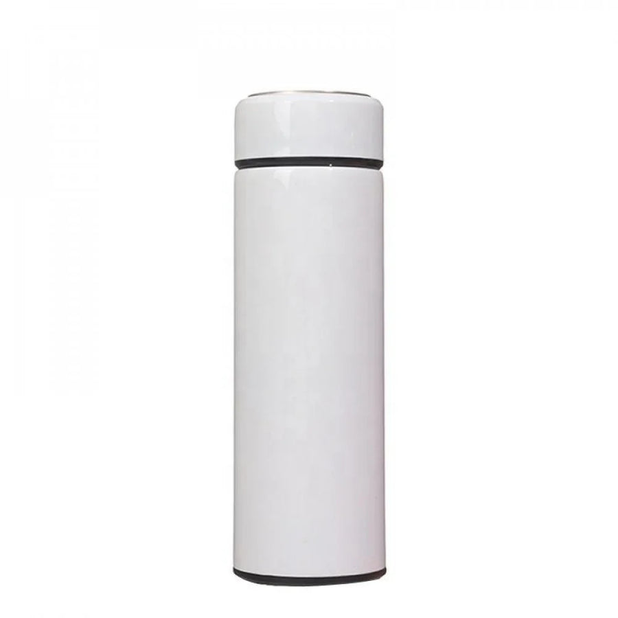Thermal mug with display - white