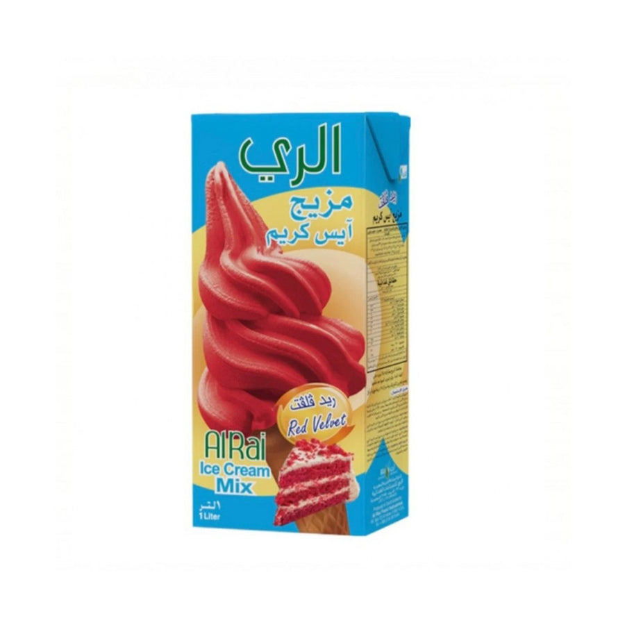 مزيج ايس كريم الري 1 لتر بنكهة ريد فلفت