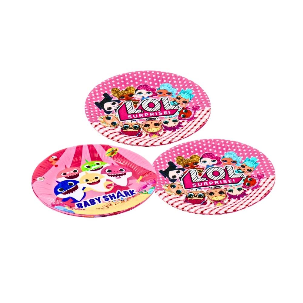 صحون حفلات ورقية – 6 قطع