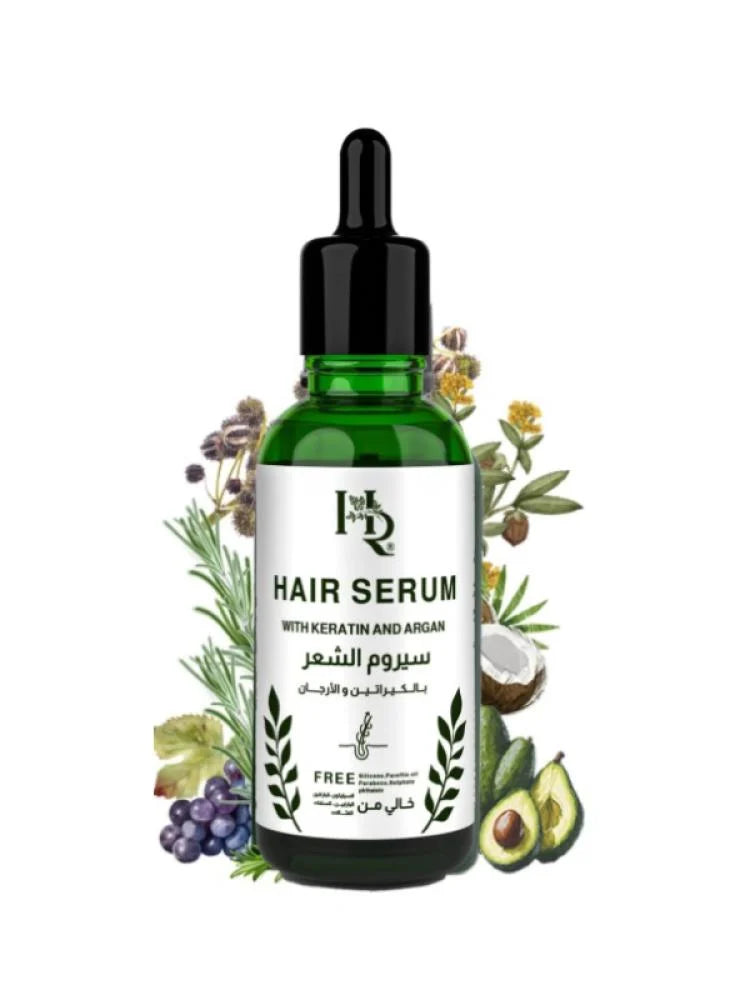 سيروم للشعر بالكيراتين والارجان من حناء رغد - 30مل