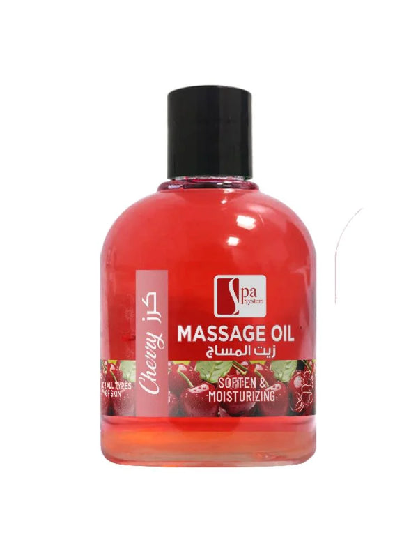 زيت مساج بخلاصة الكرز من سبا سيستم - 250مل