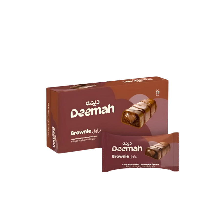 ديمه براوني كيك بالشوكولاته علبة 12 حبة