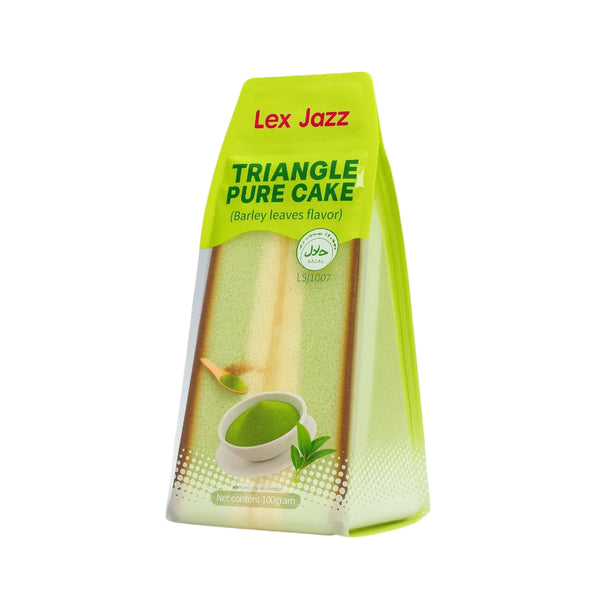 كيك بيور مثلثة بنكهة أوراق الشعير من Lex Jazz.