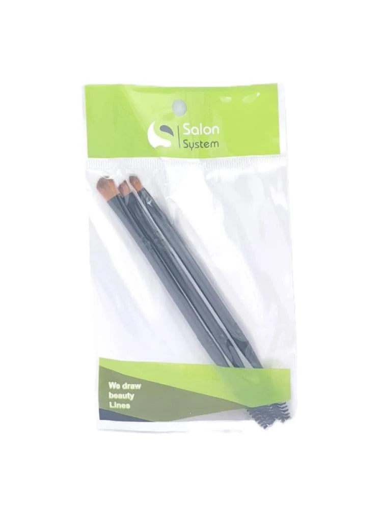 مجموعة فرش ظلال العيون من صالون سيستم - 3 حبات