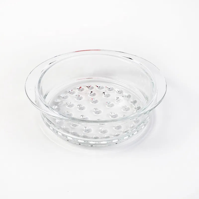 قدر مندي زجاج مدور