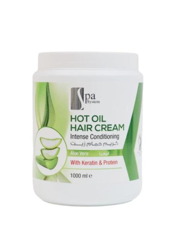 كريم حمام زيت الوفيرا من سبا سيستم - 1000 مل