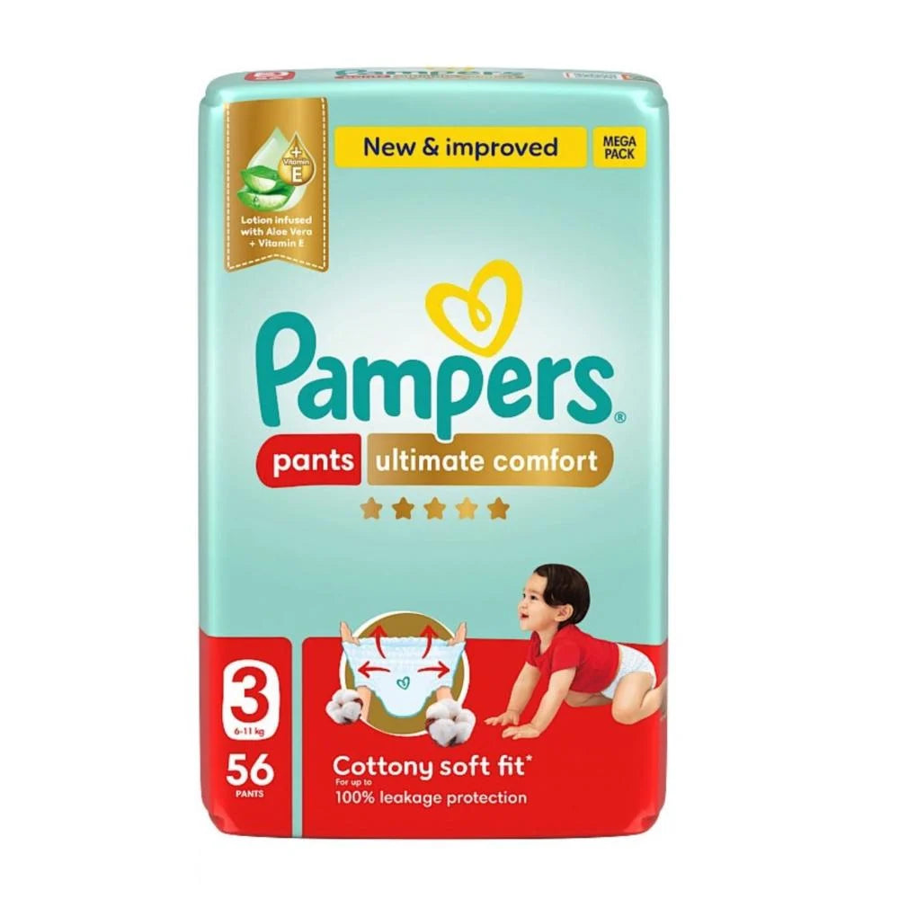 Pampers Pants Size (3) Premium Care Mega Pack 56 Pieces