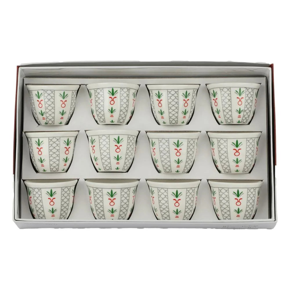 طقم فناجيل قهوة البادية 12 فنجال