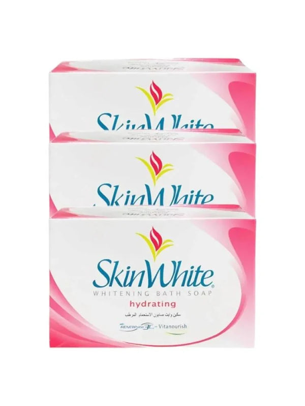 صابون الاستحمام المرطب من سكين وايت - 3×135 جرام