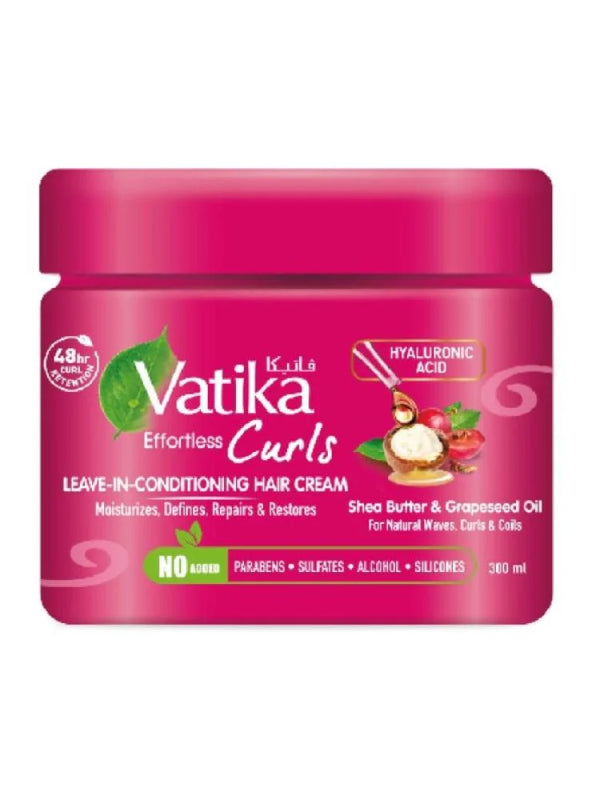 كريم الشعر المنعم للكيرلز يترك على للشعر من فاتيكا - 300 مل