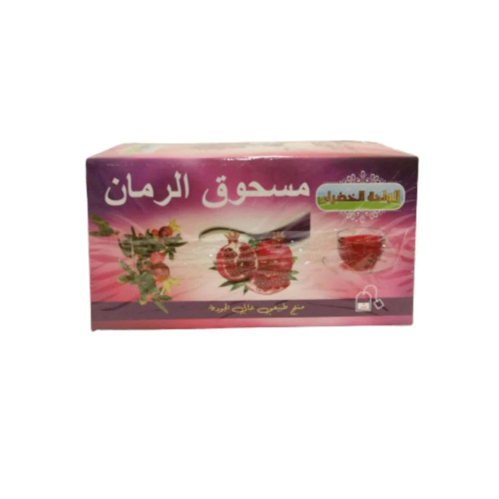 شاي الاعشاب مسحوق الرمان 25 حبة *2 جرام