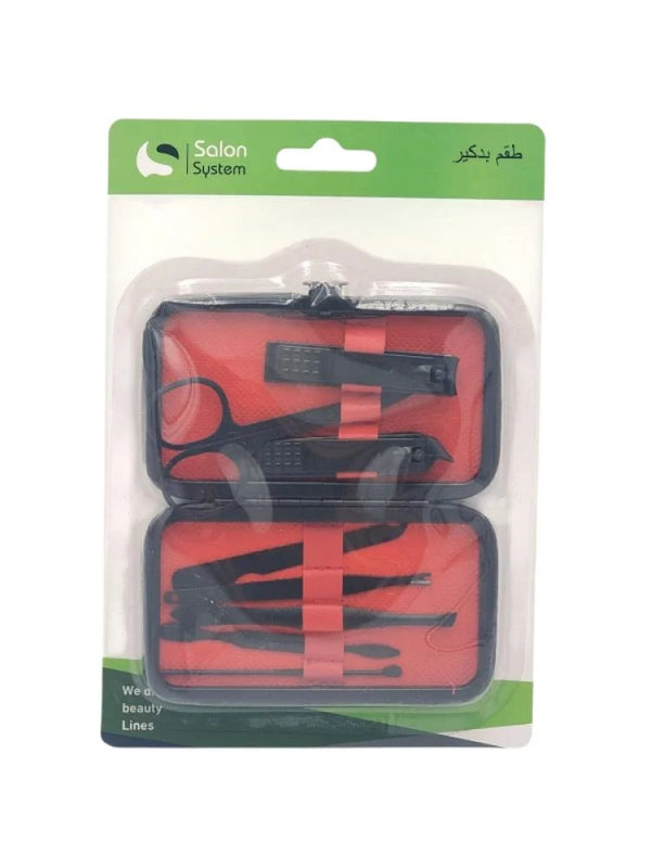 طقم ادوات بدكير من صالون سيستم - 8 قطع