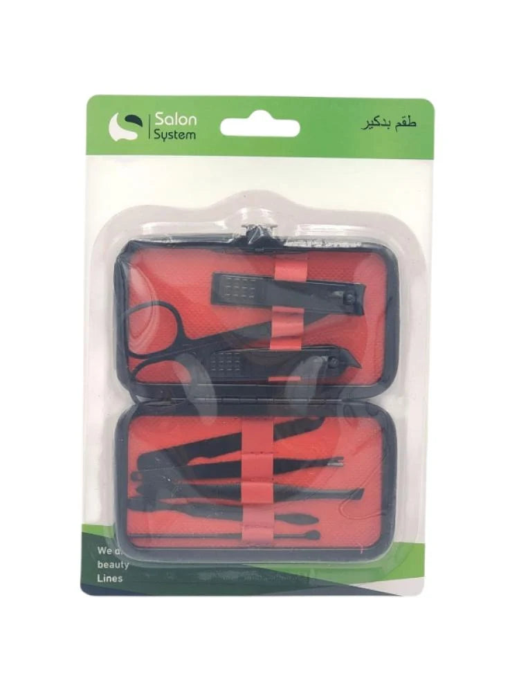 طقم ادوات بدكير من صالون سيستم - 8 قطع