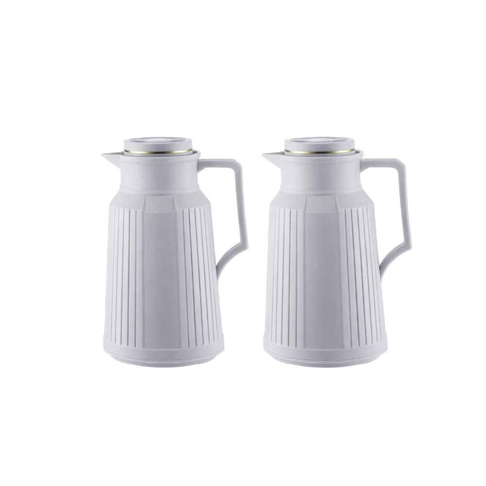 رويال طقم ترامس شاي وقهوة بلاستيك1 لتر 2 حبة