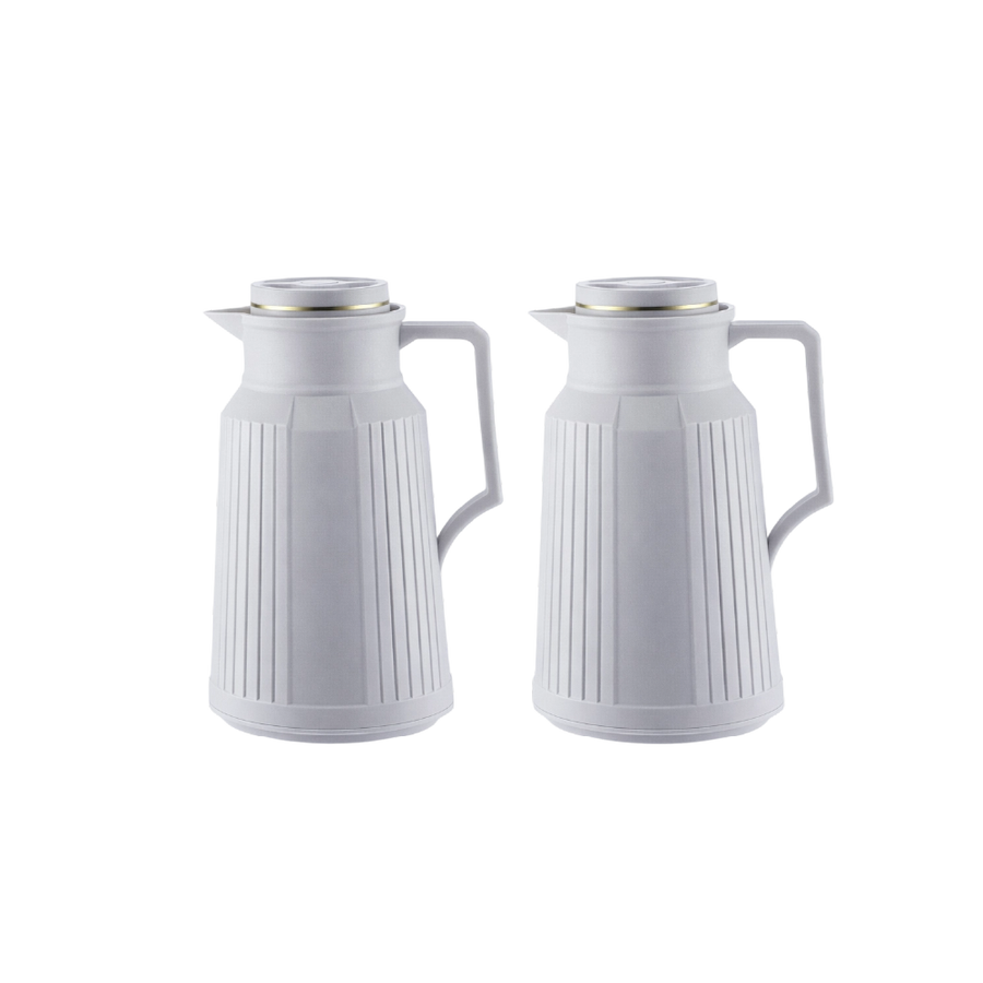 رويال طقم ترامس شاي وقهوة بلاستيك1 لتر 2 حبة