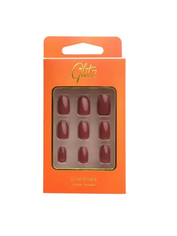 اظافر صناعية لصق ذاتي رقم 5 من جليتز - 24 حبه