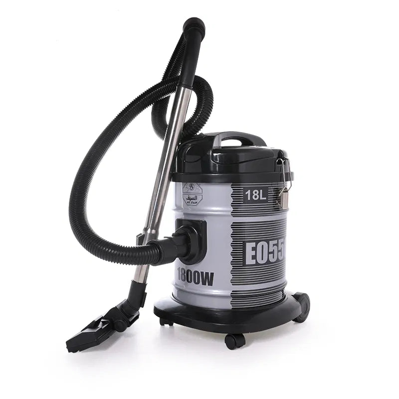 مكنسة كهربائية السيف برميل 18 لتر 1800 واط فضى