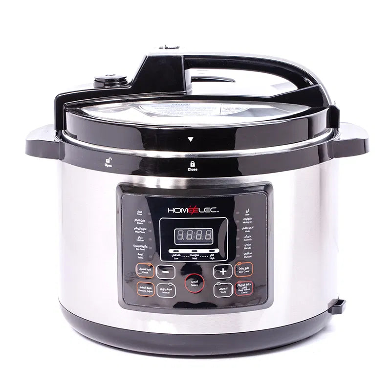 Home Elec 10L 1500W Electric Pressure Cooker, Stainless Steel