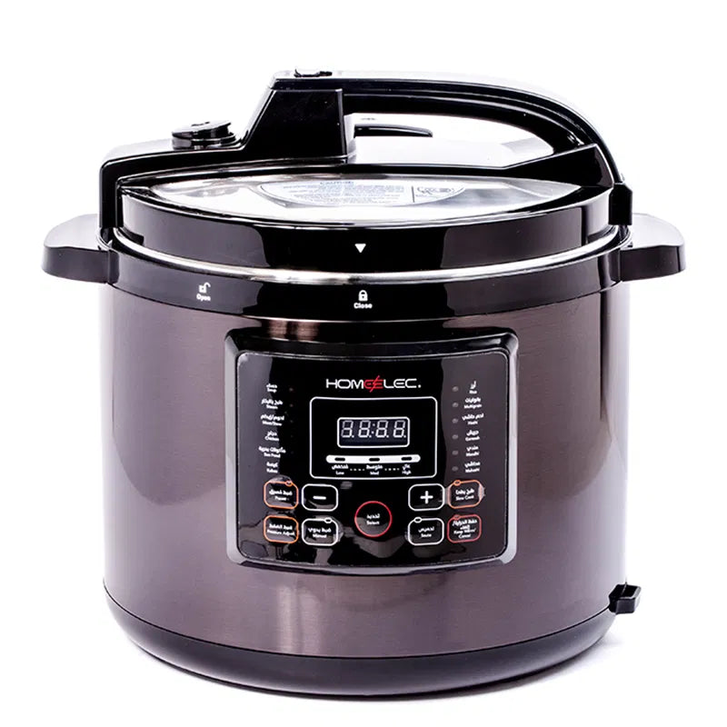 قدر ضغط كهربائي هوم إلك 12 لتر 1500 واط اسود بني