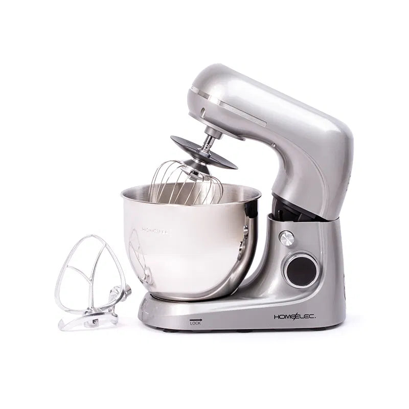 عجانة هوم إلك بخاصية التخمير السريع 5.3 لتر 1100 واط رمادي