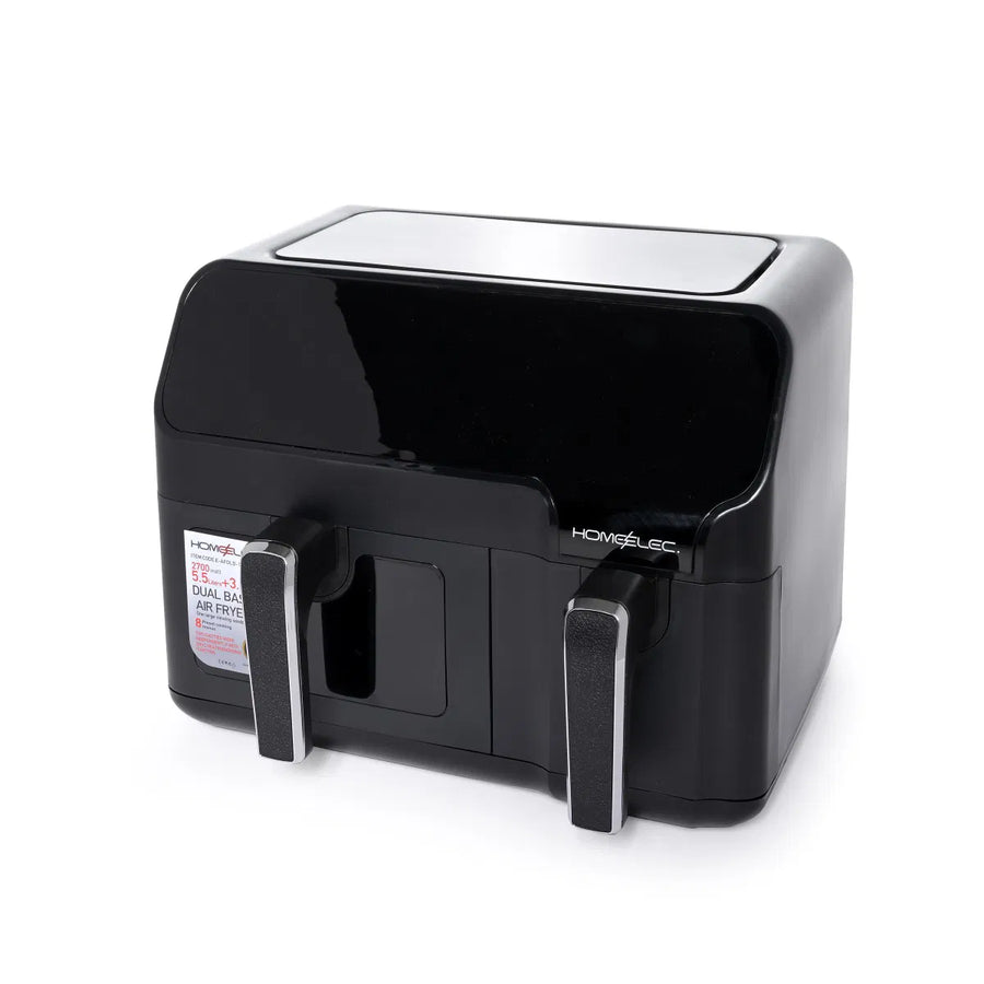 قلاية هوائية هوم إلك 2700 واط 5.5 لتر - 3.5 لتر أسود