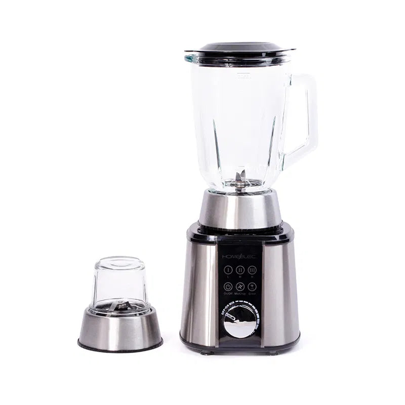 خلاط هوم إلك 600 واط 1.5 لتر إستيل بالمطحنة