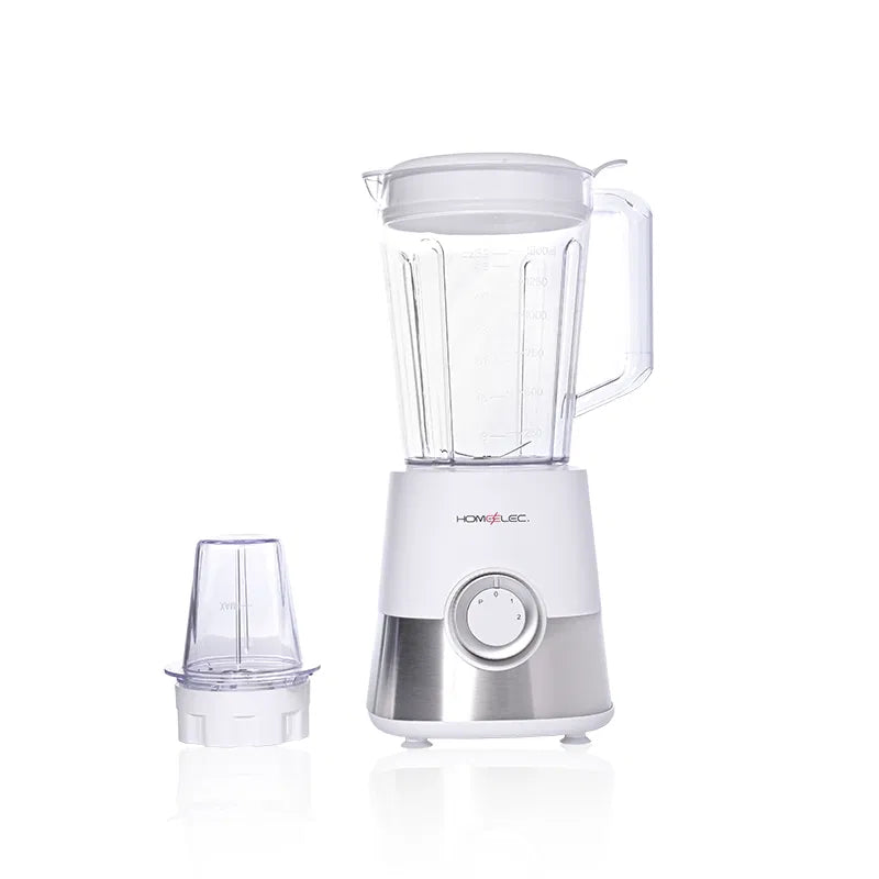 خلاط هوم إلك بالمطحنة 1.5 لتر 600 واط أبيض