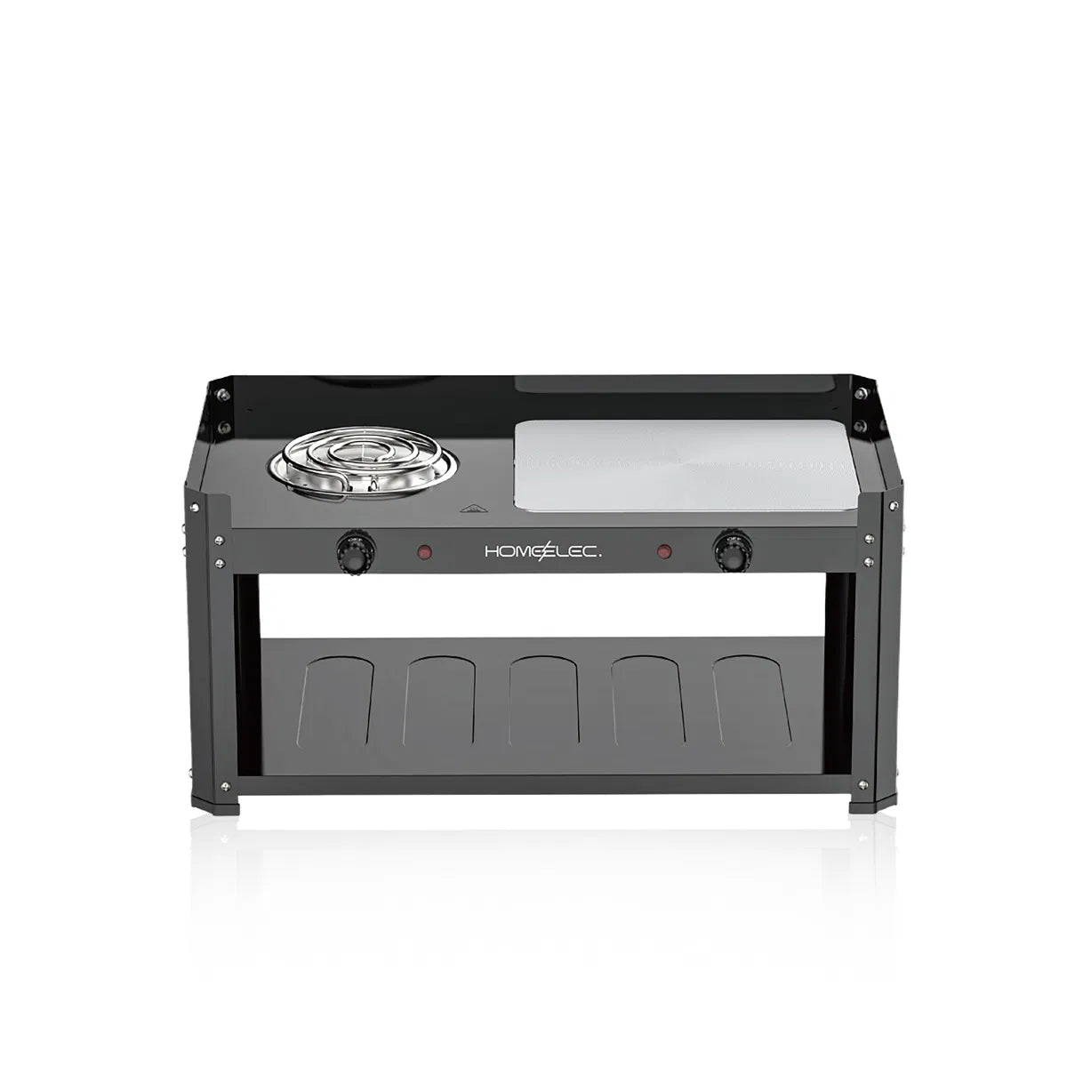 سخان كهربائي هوم إلك جسم معدني أسود 1000 واط