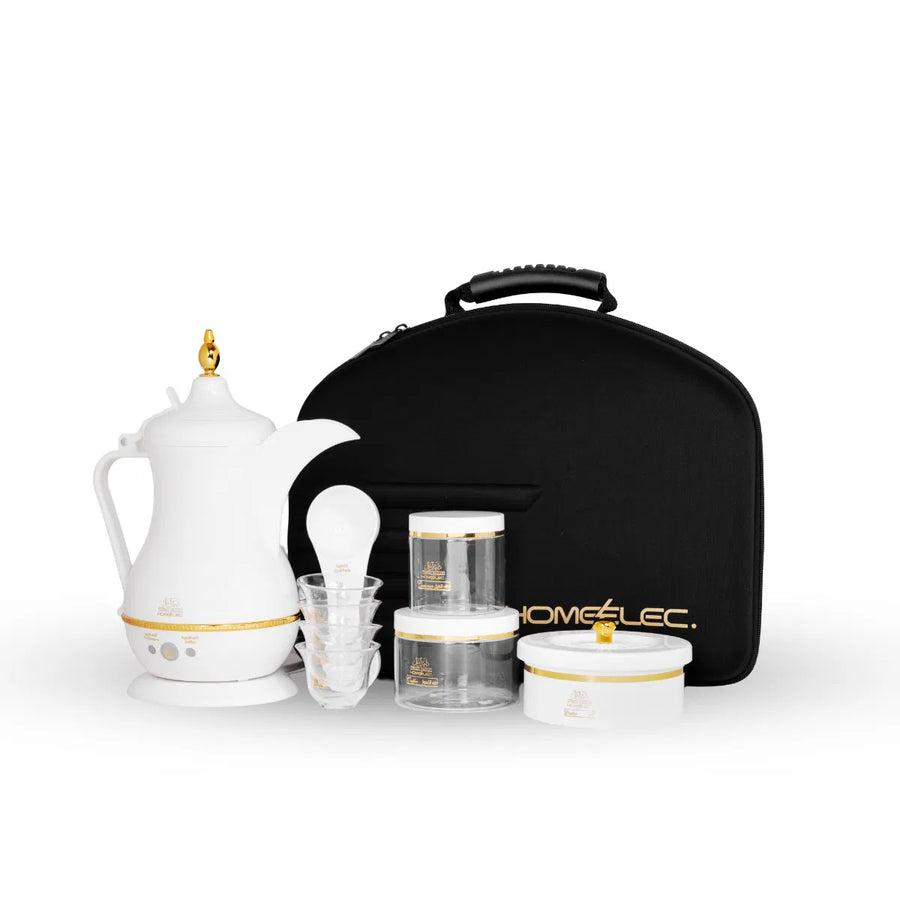 دلة ترحال هوم إلك 1000 واط 700 مل أبيض