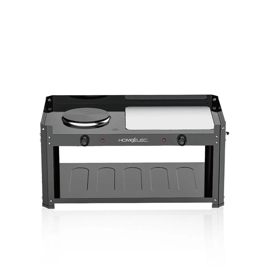 سخان كهربائي هوم إلك جسم معدني أسود 1500 واط