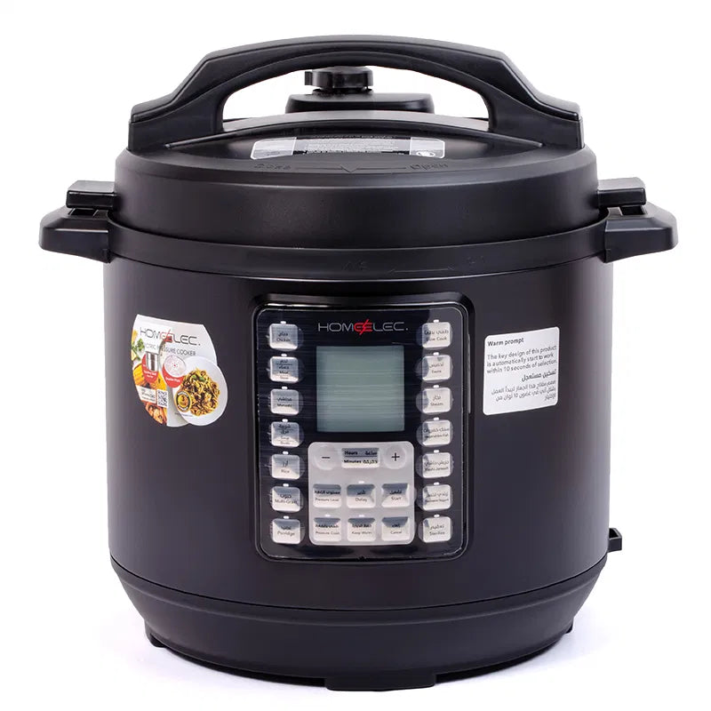 قدر ضغط كهربائي هوم إلك 8 لتر 1200 واط اسود