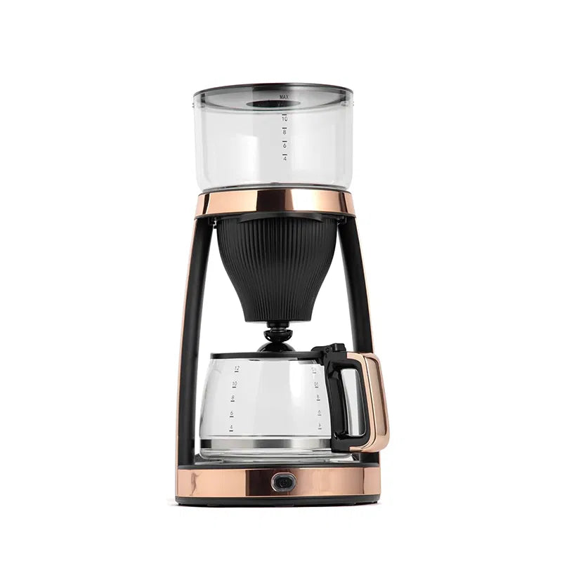 محضرة قهوة باللون الأسود و النحاسي 1.5 لتر 900 واط