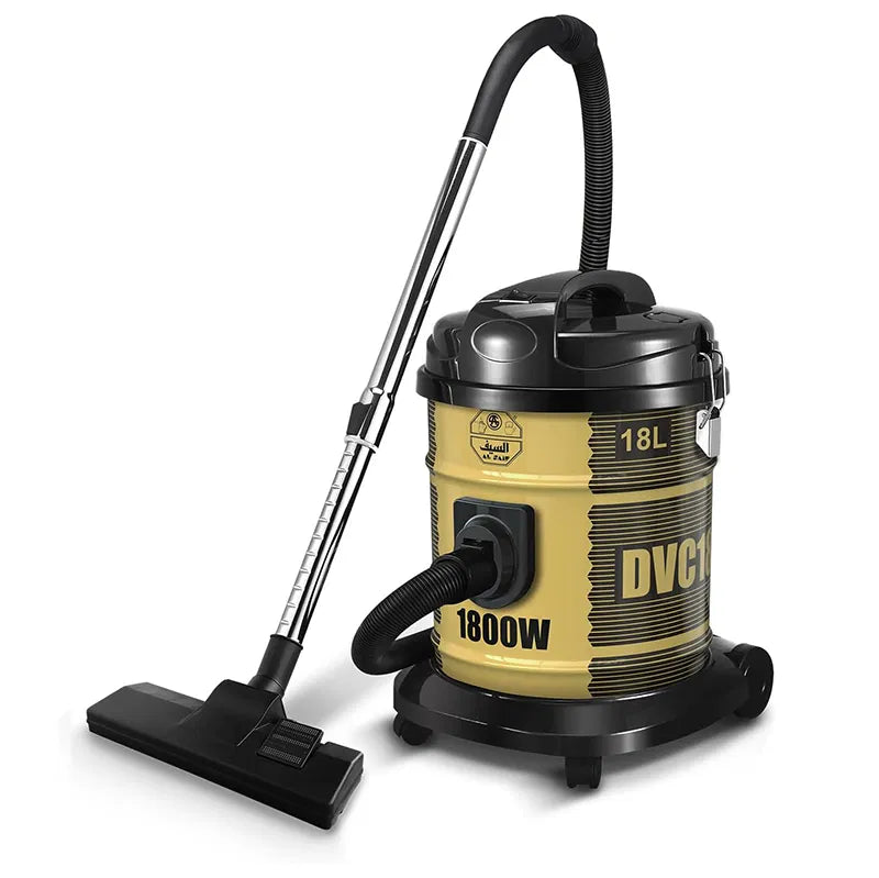 مكنسة كهربائية السيف برميل 18 لتر 1800 واط ذهبى