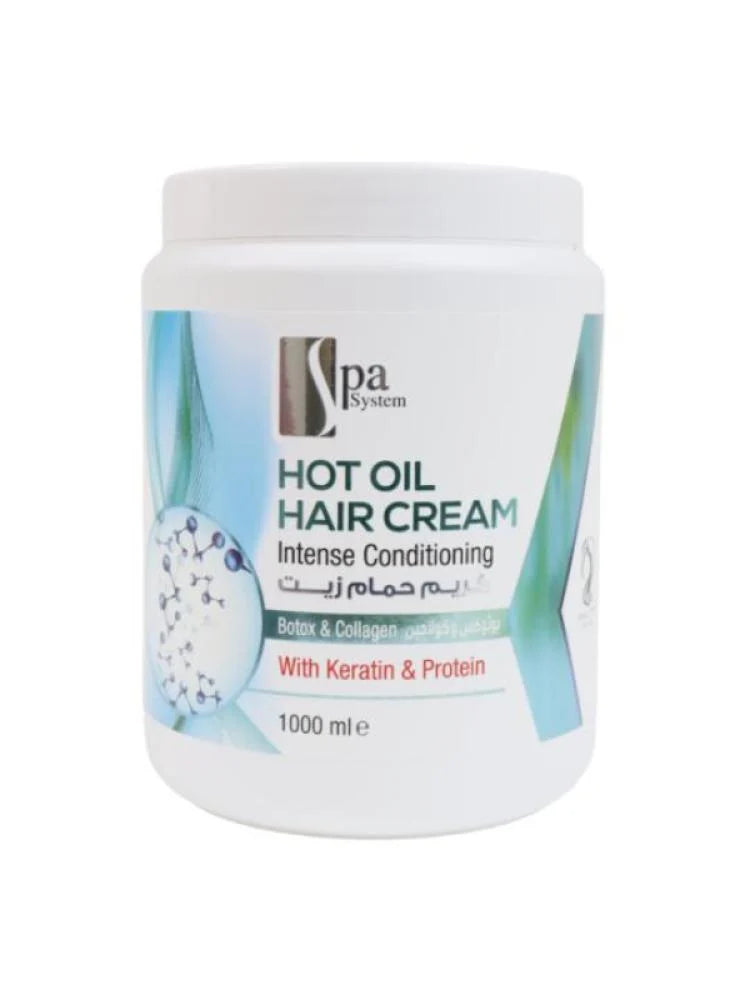 كريم حمام زيت بوتوكس و كولاجين سبا سيستم - 1000 مل